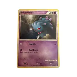 Misdreavus Pokemon Card 57/90 2010 HGSS Undaunted Holo Foil TCG MP/LP - Image 1