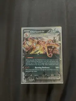 Pokemon Charizard EX 054/091 Paldean Fates Double Rare Card (NM Condition) - Image 3
