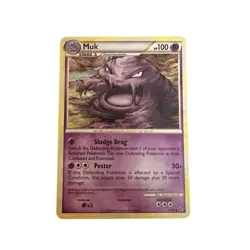 Muk Pokemon Card 71/90 Undaunted HGSS Holo Rare 2010 Nintendo TCG MP/LP - Image 1