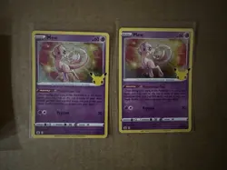 💥 Mew # 011/025 Holo Rare 2021 Pokemon Card Celebrations 25th Anniversary 2X - Image 1