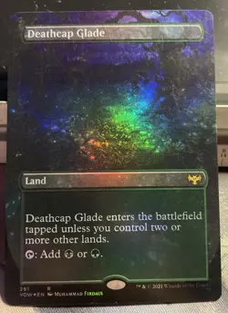 Deathcap Glade Foil Extended Borderless MTG Magic the Gathering Card NM Mint 281 - Image 1