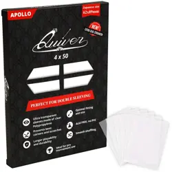 Apollo Japanese Clear Card Sleeves 200 Pieces - Ultra Transparent TCG Sleeves fo - Image 1