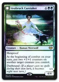 Avabruck Caretaker #187 (Foil) (NM) Prerelease Cards PRE Magic MTG - Image 1