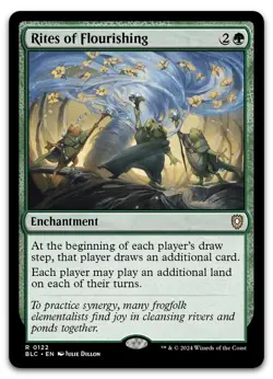 Rites of Flourishing #122 (NM) Bloomburrow BLC Magic MTG - Image 1