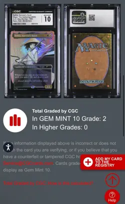 Sythis, Harvest's Hand Foil - Craig Drake - Secret Lair MTG CGC GEM MINT 10 🔥 - Image 2