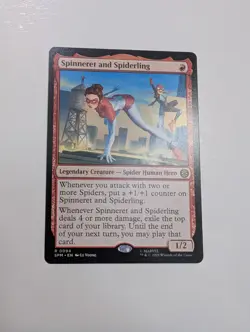 MTG - Spinneret and Spiderling - Marvel's Spider-Man NM/M Condition - Image 1