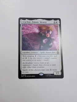 MTG - Arachne, Psionic Weaver - Marvel's Spiderman NM/M Condition - Image 1