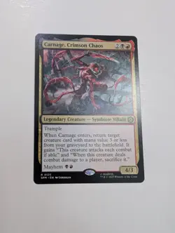 MTG - Carnage, Crimson Chaos - Marvel's Spiderman NM/M Condition - Image 1
