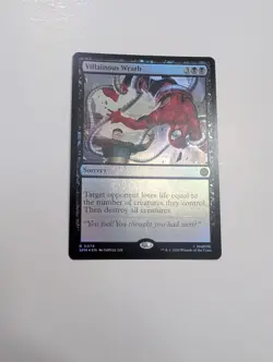 MTG - Villainous Wrath (Foil) - Marvel's Spiderman NM/M Condition - Image 1