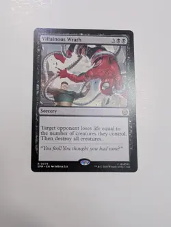 MTG - Villainous Wrath - Marvel's Spider-Man NM/M Condition - Image 1