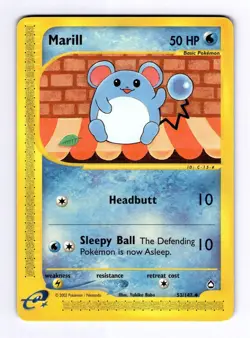 Marill Aquapolis #053 (2003) Uncommon MP Pokemon - Image 1