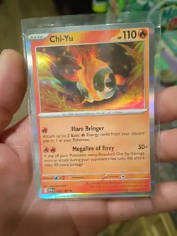 Chi-Yu 29/182 Holo NM Scarlet & Violet (Paradox Rift) Pokemon Card - Image 1