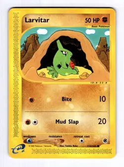 Larvitar Expedition #116 (2002) Common MP Pokemon - Image 1