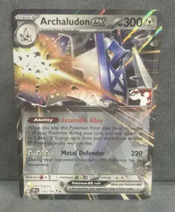 Pokemon TCG - Archaludon ex 130/191 NM - Stamped Prize Pack Series 7 - Image 1