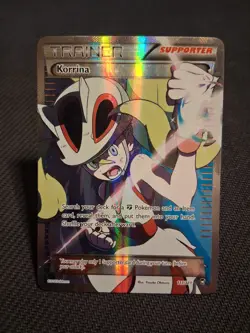 Korrina - XY - Furious Fists 111/111 Ultra Rare Full Art Holo Pokemon TCG-MP - Image 1