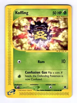 Koffing Expedition #114 (2002) Common MP Pokemon - Image 1