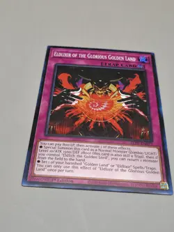 Yugioh! Eldlixir of the Glorious Golden Land ALIN-EN077 (SR) 1st Ed 2x - Image 2