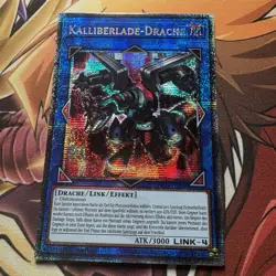 Yugioh! Kalliberlade-Drache Quarter Century Secret Rare - MP24-DE048 1. Auflage - Image 1