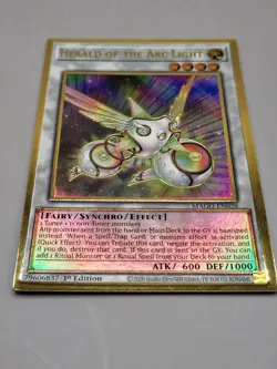 Yugioh Herald Of The Arc Light MAGO-EN028 Gold Rare 1st Edition NM - Image 1