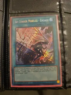 Sky Striker Mobilize - Engage! Secret Rare BLMR-EN091 Yugioh alt Art - Image 1