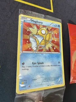 Pokemon Card Magikarp XY143 XY Shiny Rare Holo Sealed 217💎NM💎 - Image 2