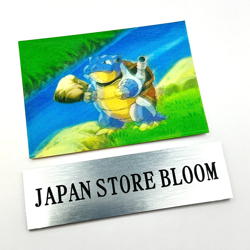 Pokemon Meiji 3D Lenticular Card Blastoise Vintage Japanese Nintendo Very Rare - Image 1