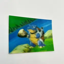 Pokemon Meiji 3D Lenticular Card Blastoise Vintage Japanese Nintendo Very Rare - Image 3
