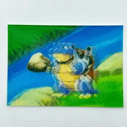 Pokemon Meiji 3D Lenticular Card Blastoise Vintage Japanese Nintendo Very Rare - Image 4