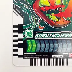 Kamen Rider Gotchard Ride Chemy Trading Card Burningnero CD2-014 C Bandai Japan - Image 4