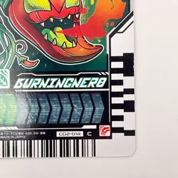 Kamen Rider Gotchard Ride Chemy Trading Card Burningnero CD2-014 C Bandai Japan - Image 5