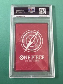 One Piece Card Monkey D. Luffy Alt Art OP01-003 Romance Dawn PSA 10 - ERRATA - Image 2