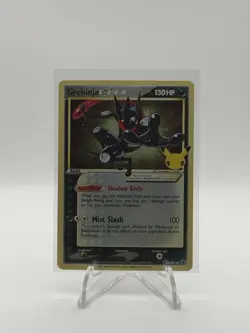 Pokemon TCG Greninja Gold Star SWSH144 Sword & Shield Promo Card Holo MINT - Image 1