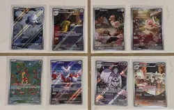 Pokemon Card Mega Evolution English Illustration Rare lot of 8 - All NM/M - Image 1