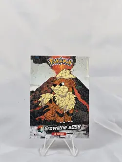 Growlithe #58 - Cracked Ice Holo - Crystal Collection 2024 - Pokemon Card - Image 1
