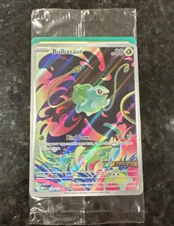 Pokemon Card Bulbasaur 133/132 - Mega Evolution Stamped Promo Sealed - Image 1