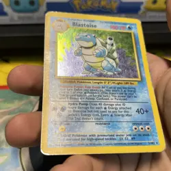 Pokemon TCG Blastoise Base Set Holo Unlimited Rare Card 2/102 HP/DMG - Image 5