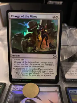 1x Charge of the Mites | FOIL | Phyrexia: All Will Be One | MTG Magic Cards - Image 1