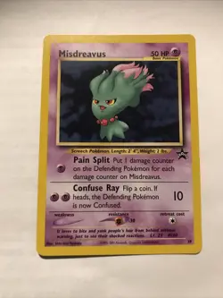 Pokemon MISDREAVUS Black Star Promo Card # 39 RARE - Image 1