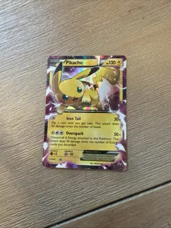 2015 Pokemon Card Promo Pikachu Ex Box PL Pikachu Ex #XY84 - Image 2