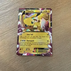2015 Pokemon Card Promo Pikachu Ex Box PL Pikachu Ex #XY84 - Image 4