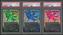 2025 MTG Final Fantasy EN 551 Traveling Chocobo PSA 10 Sequential Set of 6 Cards - Image 2