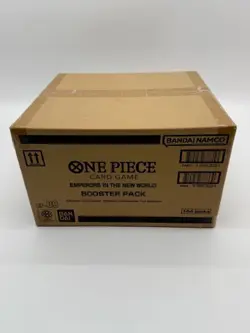 One Piece Card Game Emperors in the New World 144 Booster Pack SEALED CASE - Image 1