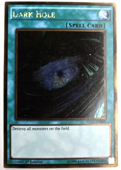 Dark Hole - PGL2-EN089 1st Edition GOLD RARE YuGiOh TCG Card - Image 1