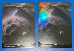 Swamp (242) (493) (Borderless) (Galaxy & Regular Foil) Unfinity NM/M - Image 1