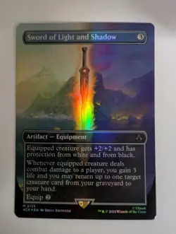 MTG - Sword of Light and Shadow - M - ACR - Borderless Foil - 125 - Image 1
