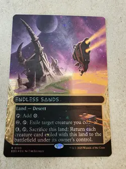 Endless Sands - #105 (Borderless) (Galaxy Foil) Edge of Eternities - Mtg - Image 1