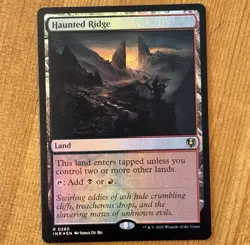 Haunted Ridge, R 0280, NM Foil, Innistrad Midnight Hunt Remastered Collector MTG - Image 1