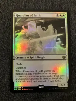 Magic The Gathering MTG - Guardian Of Faith Foil - AFR - Image 1