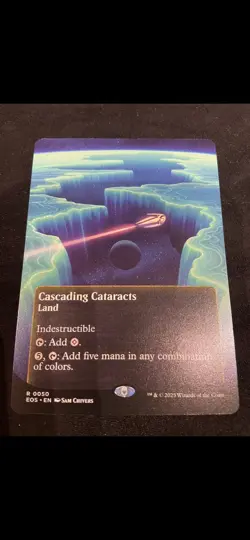 Edge of Eternities: Stellar Sights #50 Cascading Cataracts (0050) (Borderless) - Image 1