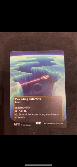 Edge of Eternities: Stellar Sights #50 Cascading Cataracts (0050) (Borderless) - Image 4